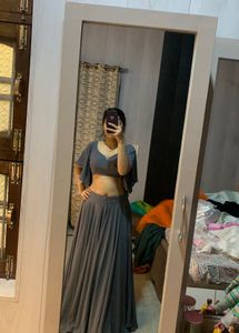 Beautiful Flaired Sleeve Lehanga🎀🦋💝