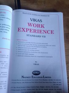Vikas Work Experience 7th Standard