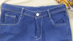 Jeans For Mens In Blue Colour And White Shade