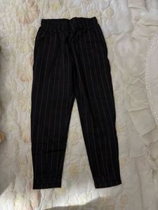 Striped Black Pants