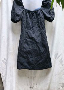 9156 CUTE BLACK MINI DRESS