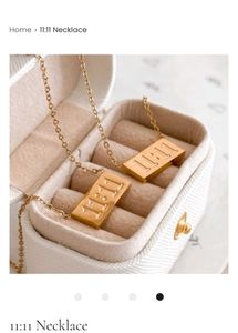 Gold Plated 11:11 Angel Number Necklace