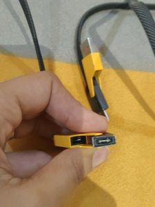 One 2 in 1 Charging Cable &amp; Two usb Adaptors