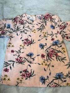 Cherry Print Dress&amp; Floral Top