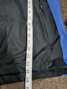 Men&#39;s Black &amp; Blue Rain Jacket