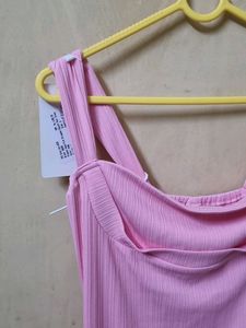 Pink Strapped Maxi Dress