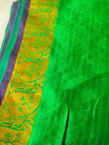 Elegant Green Polysilk Saree - Limited Offer!