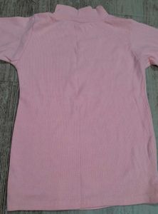 Peach Turtleneck Top (free delivery)