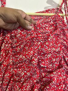 Floral Print Mini Dress