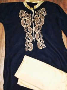 Paisley Embroidered Salwar Kameez Set
