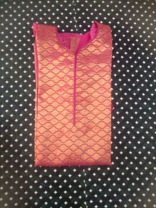Pink & Gold Kurta