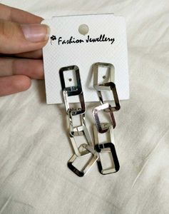 Silver Chain Earrings