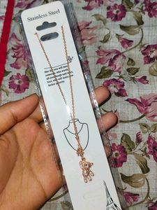 Teddy Bear Pendant Necklace