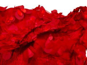 Beautiful Red Party Wear Crop Top
