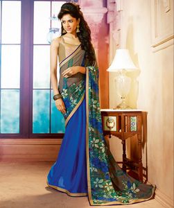 Saree With Unstitched Blouse