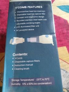 Comb. Vacuum. Eliminate Head Lice And Eggs