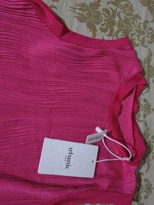 Pink Ribbed Tank Top