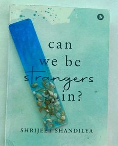 beach theme resin bookmark