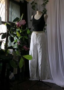 White Linen Pants