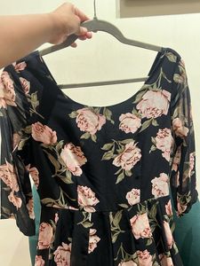 Floral Print Maxi Dress