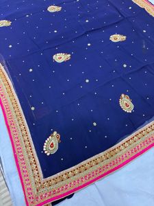 Elegant Blue Saree