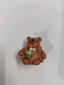 Cute Bear With Boba