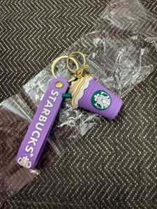 Starbucks Keychain Purple