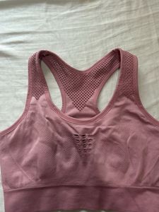 Pink Sports Bra