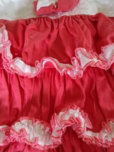 Cute Pink Ruffled Dress