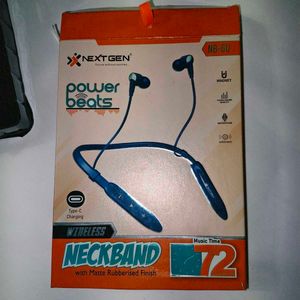 Next Gen Wireless Neckband Earphones - Sea Green