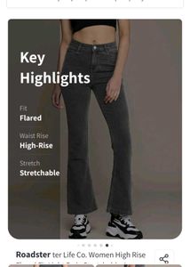 🆕 Roadster Flared High-Rise Bootcut Jeans