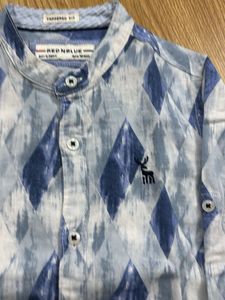 Boy&#39;s Patterned Casual Shirt