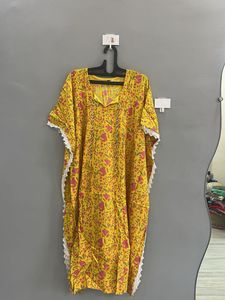 Floral Print Kaftan Kurta(S,M)
