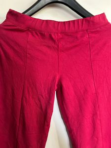Red Flare Leggings