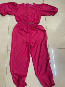 Girls Joggers Crop Top Set (7-8)