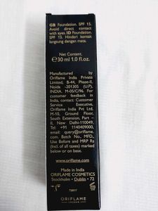 Oriflame Giordani Gold Long Wear  Foundation SPF15