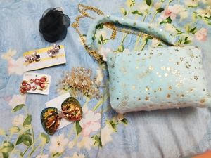 Hair Accessories with a beautiful sling bag