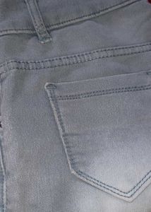 Gray Wash Denim Jeans