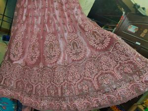 Very Beautiful 😍 Peach Colour Gown With Cancan
