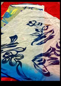 New Saree With Blouse Piece
