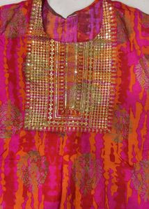 Pink Ethnic Kurta(L)new