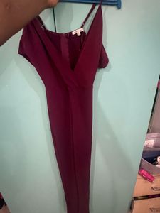 Burgundy Jumpsuit