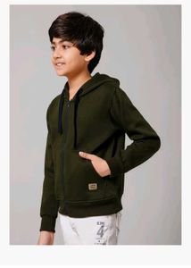 Alan jones Boy's fleece hooded sweatshirt
