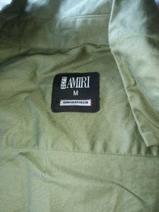 Green Long Sleeve Button-Down