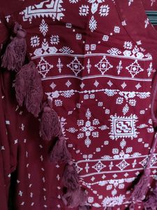 Plus Size Maroon Dress