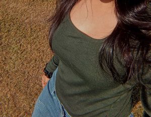 olive full sleeved top