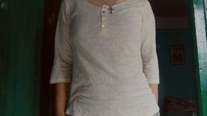 Vintage Pale Yellow Henley