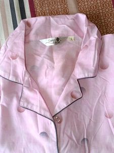 Pink Pajama Shirt