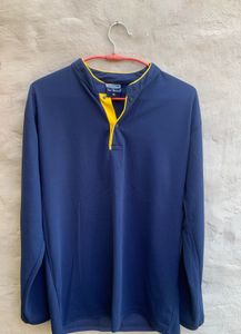 Navy Blue vintage Long Sleeve Shirt