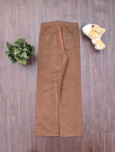 Brown Wide Leg Trousers